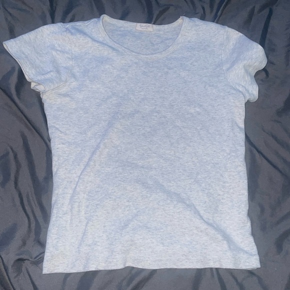 Brandy Melville Tops - Brandy Melville White Plain Tee